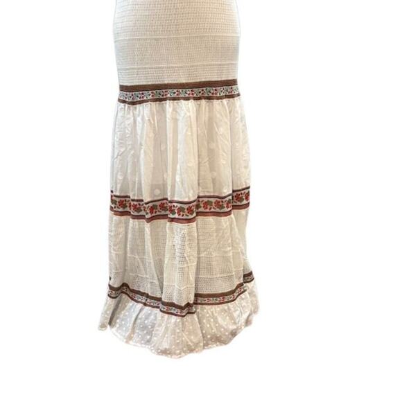 Anthropologie Cecilia Prado White “Lori” Tiered Maxi Skirt - Picture 6 of 10